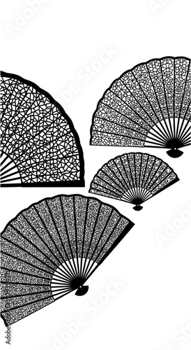 Elegant Lace Fans: Vintage Style Handheld Folding Fans for Decoration and Fashion
