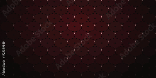 3D Obsidian Ruby Gear Background with Middle Red Spotlight and Industrial Specular Relief Luxury 2026 Creative Trend Hardware