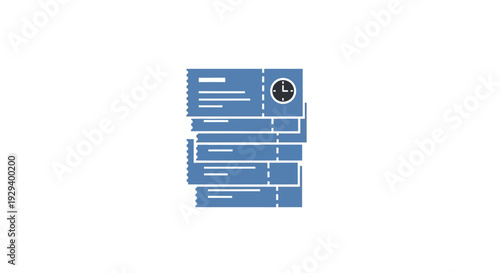 Blue credit card with chip.