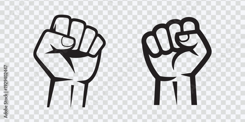 Fist Power Symbol Graphic Icon