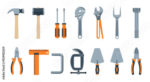 Assorted Hand Tools and Equipment for Various Tasks.