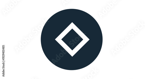 Diamond Shape Logo Design Element.