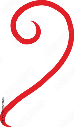 vector element, hook, line, strokes, rustic style, a la Rus, Slavic style, decorative element