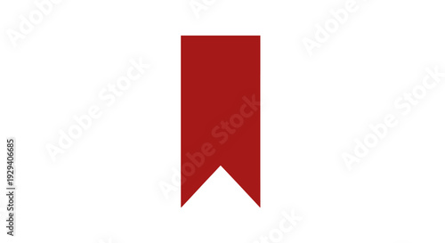 Free Download Red Ribbon Banner Isolated on White. - GFXLoad