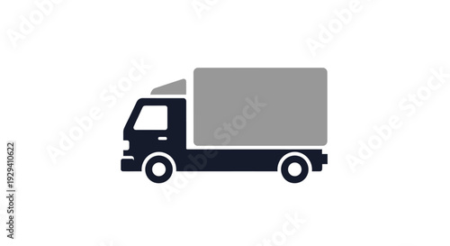 Delivery Truck Graphic Illustration Vehicle Transport.