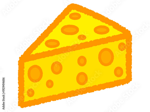 美味しそうなチーズのイラスト素材3