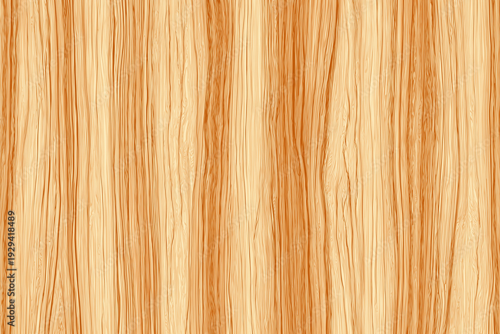 Fototapeta premium Light brown wood grain seamless texture