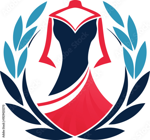 women dress logo design