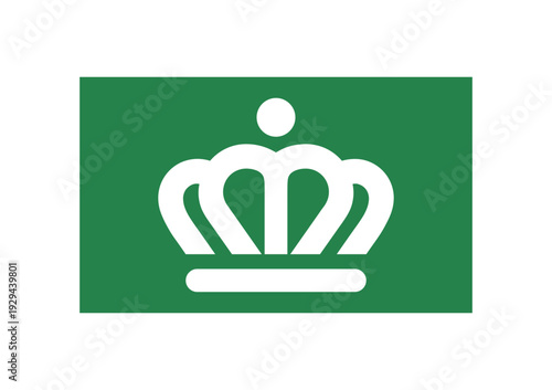 Flag of Charlotte city, North Carolina, US