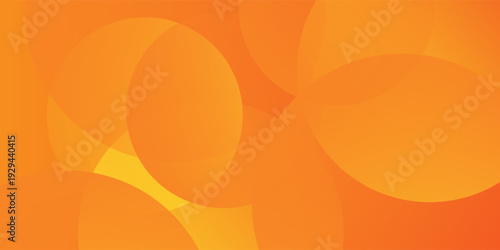 Minimal geometric background. Orange elements with fluid gradient. Dynamic shapes composition. Eps10 vector