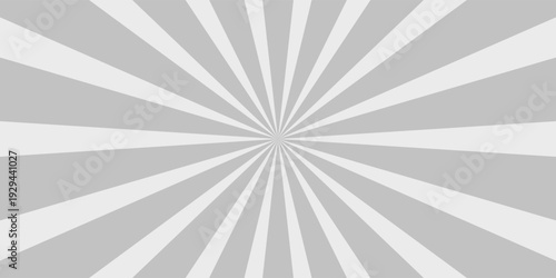 Ray sun light. Sunburst background. Radial circle line. Pattern starburst. Comic beam lines. Sun effect rays. Abstract firework. Concentration stripe. Cartoons lightning style. Vector illustration