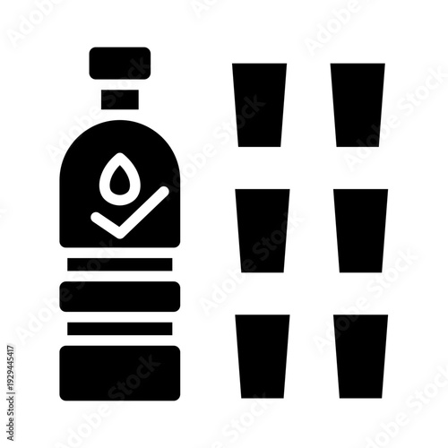 Water needs of the body icon