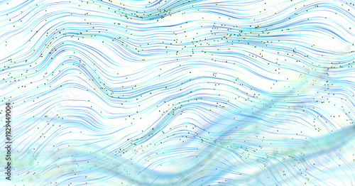 Abstract design of flowing ...