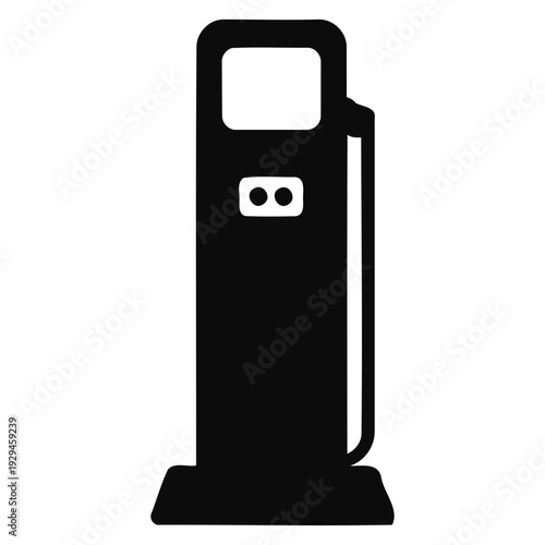 Electric Vehicle EV Charging Station Icon Vector