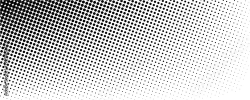 Monochrome Halftone Dot Pattern Background With Subtle Gradient Texture for Design Projects and Editorial Use.vector illustration eps10