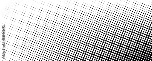 Monochrome Halftone Dot Pattern Background With Subtle Gradient Texture for Design Projects and Editorial Use.vector illustration eps10