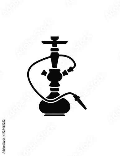 hookah isolated on white background