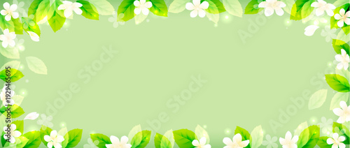 春の花の華やかで上品なベクターイラストフレーム背景