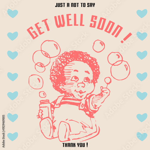 greeting get well soon fo baby