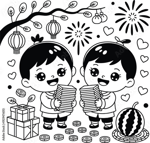 kids-chinese-new-year-money-coloring-page