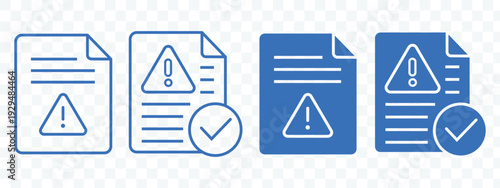 Invoice Contract Document Icons Set. Outline %26 Solid File Paper Symbols. Business Document Icons Pack. Minimal Office File Icons. Contract and Invoice File Icons. File transfer icons vector Collecti