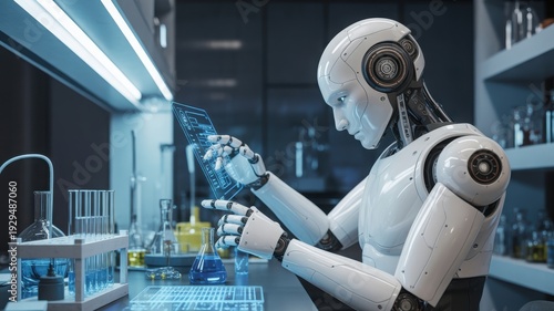Robot in laboratory