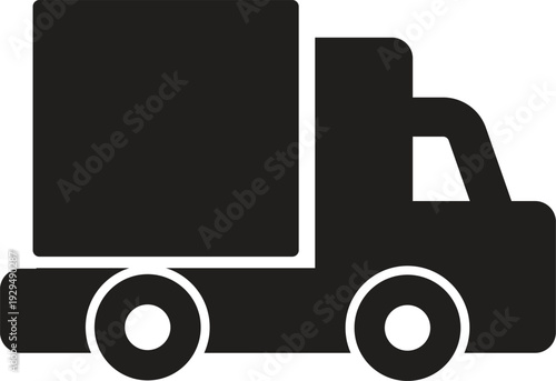 Truck icon vector illustration for transport and delivery