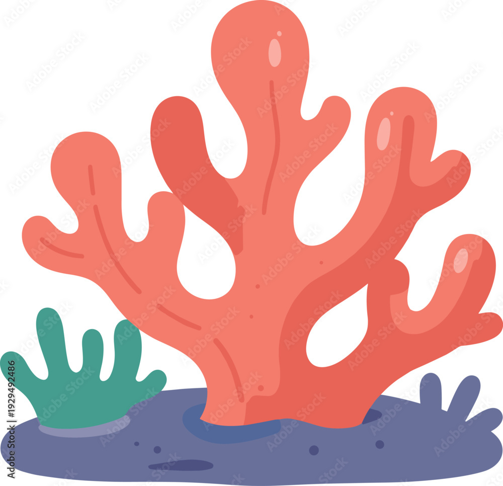 Obraz premium Coral reefs contribute to the biodiversity of marine ecosystems, and are home to a variety of marine life