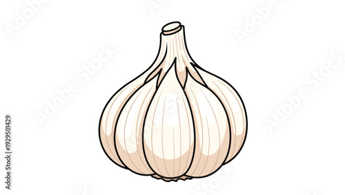 Determined hiker with a large blue backpack and trekking poles walks through a mountain landscape with evergreen trees and a bright sun.