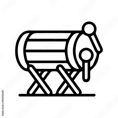 Traditional Drum Icon