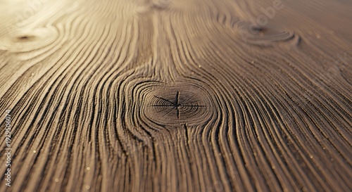 Rustic Wood Grain — Natural Warm Texture with Depth and Shadow