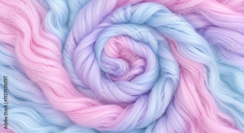 Candy Cloud Swirls — Cotton-Silk Texture with Pastel Glow