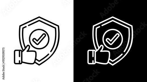 Reliability Icon Sheet Black And White