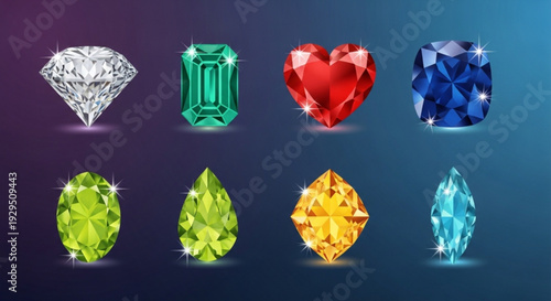 Colorful Precious Gemstones