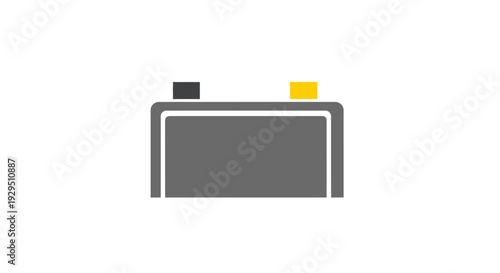 Battery Icon Symbol Energy Storage Device.