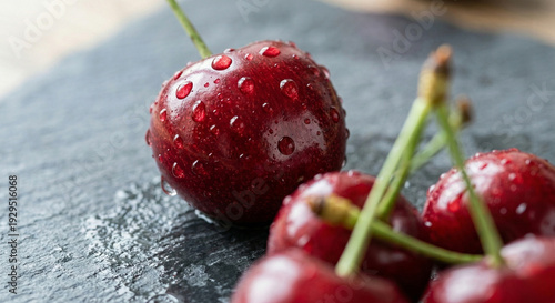 신선한 체리 접사이미지