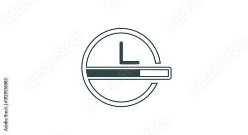 Lever handle logo design element.