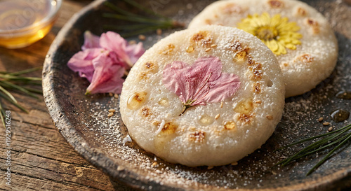 화전 접사 이미지