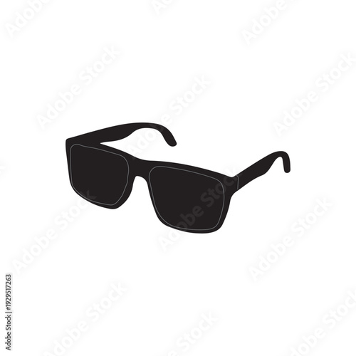 Minimal Sunglasses Vector Clean Fashion Design.
