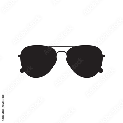 Minimal Sunglasses Vector Clean Fashion Design.
