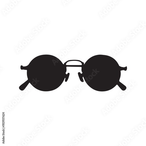 Minimal Sunglasses Vector Clean Fashion Design.