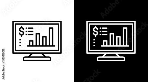 Report Icon Sheet Black And White