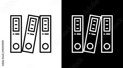 Archive Icon Sheet Black And White