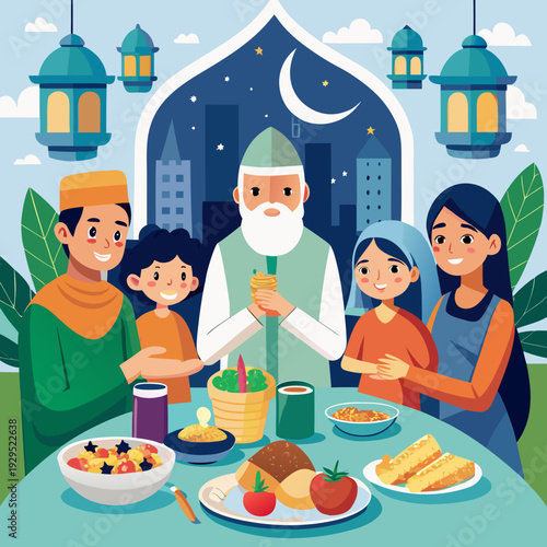 Family Eid Dinner Celebration in Germany