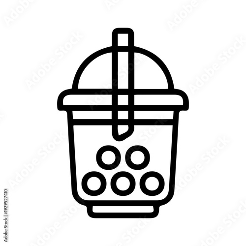 Bubble Tea Drink Icon