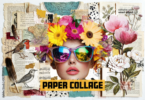 Paper Collage Photo Effect