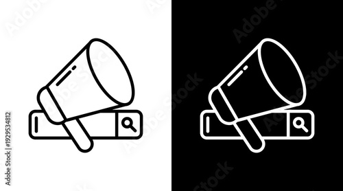 Search Icon Sheet Black And White