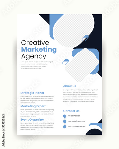 Corporate Finance and Investment Promotion Flyer Template, business flyer, corporate flyer