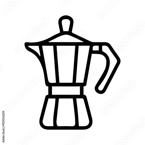 Moka Pot Coffee Maker Icon