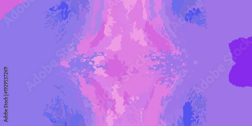 Abstract digital painting with blended shades of pink and purple hues